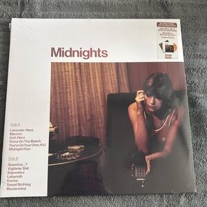 Taylor Swift Signed Blood Moon Midnights Variant